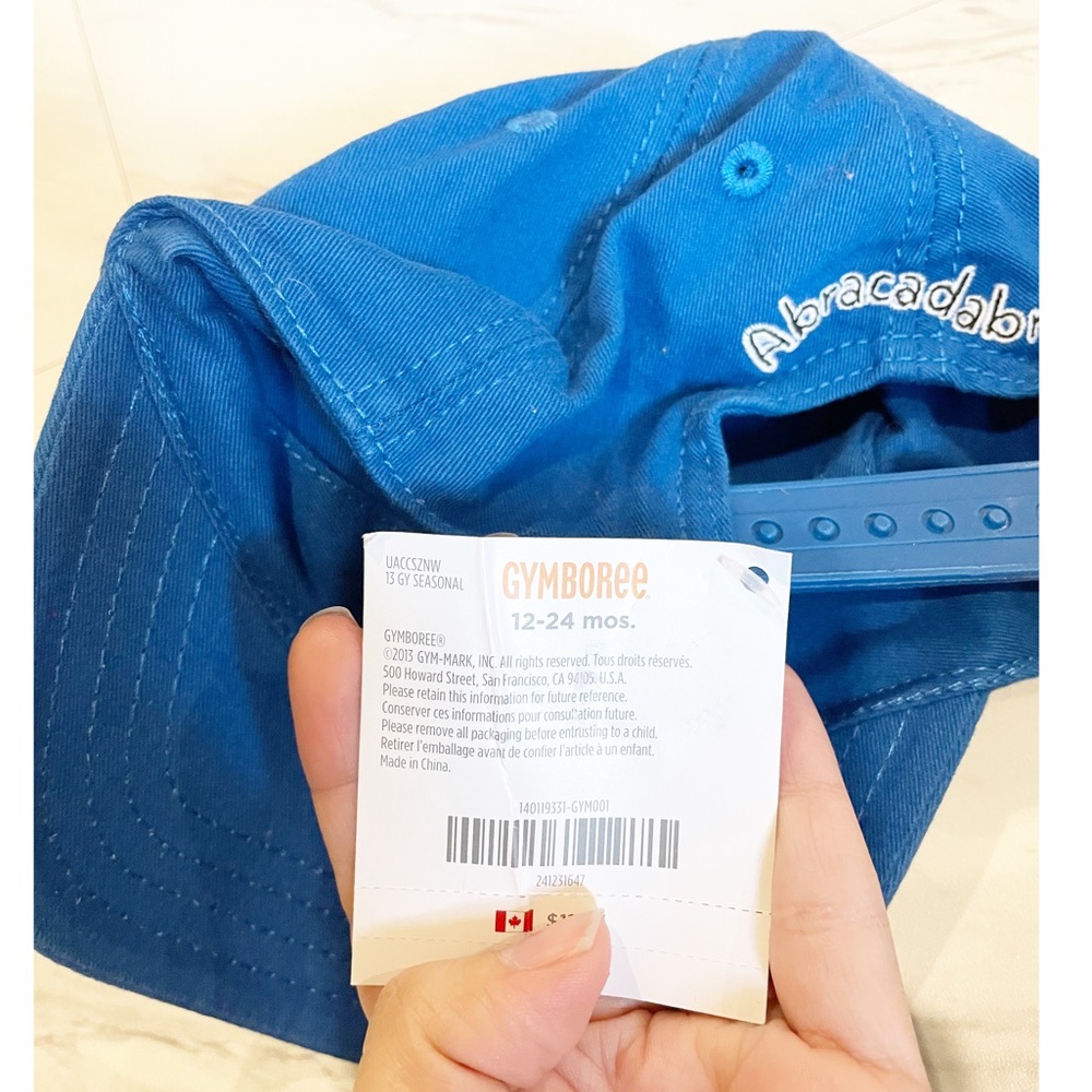 NWT Gymboree Baseball Cap Blue Elephant Circus Themed Size 12-24 months - Picture 6 of 8